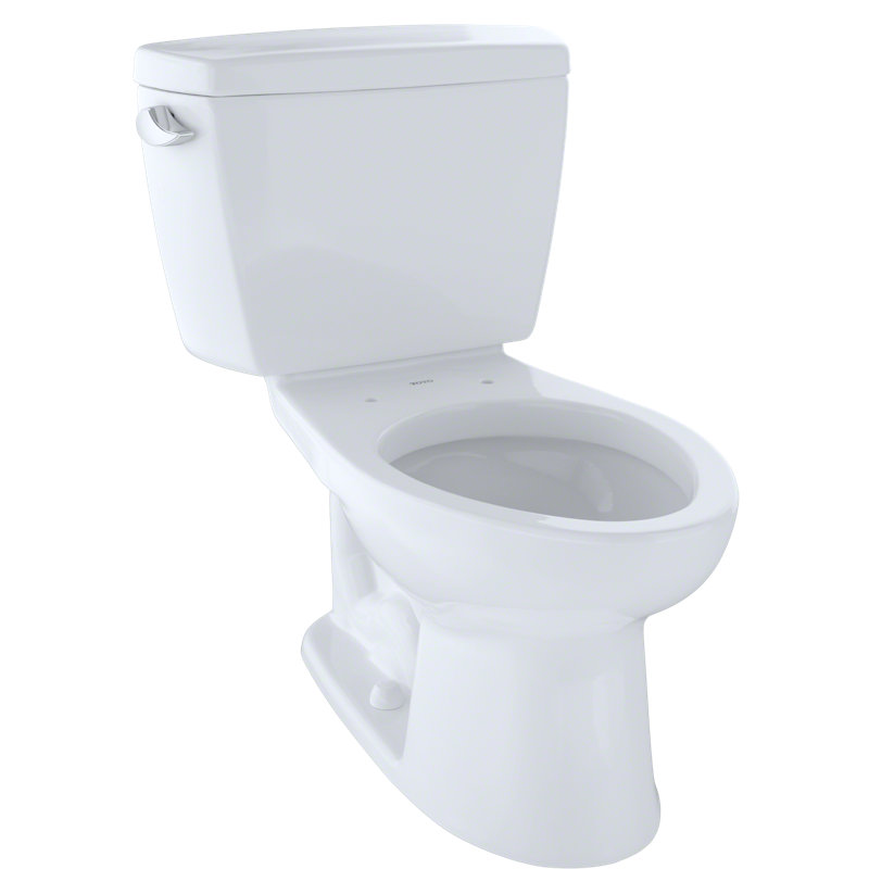 Drake® Two-Piece Elongated 1.6 GPF Toilet with CeFiONtect and Insulated Tank (Seat Not Included)