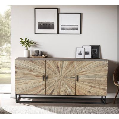 Sunburst Sideboard In Reclaimed Wood