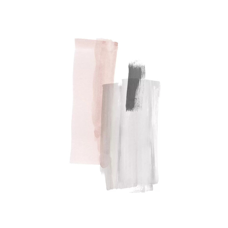 Brush Strokes III 1 Piece Painting on Canvas, 152.4cm H x 101.6cm W x 3.81cm D, Wrapped Canvas