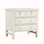 Table de chevet 4 tiroirs avec rangement - blanc antique-554809694