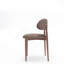Ensemble de 4 chaises de salle à manger rembourrées en tissu de style campagnard moderne avec repose-pieds confortables, pieds de table en métal pour la maison-1423441815-1423441817-1423441813