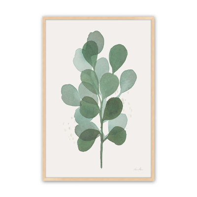 Green Leaf Impressions I Print