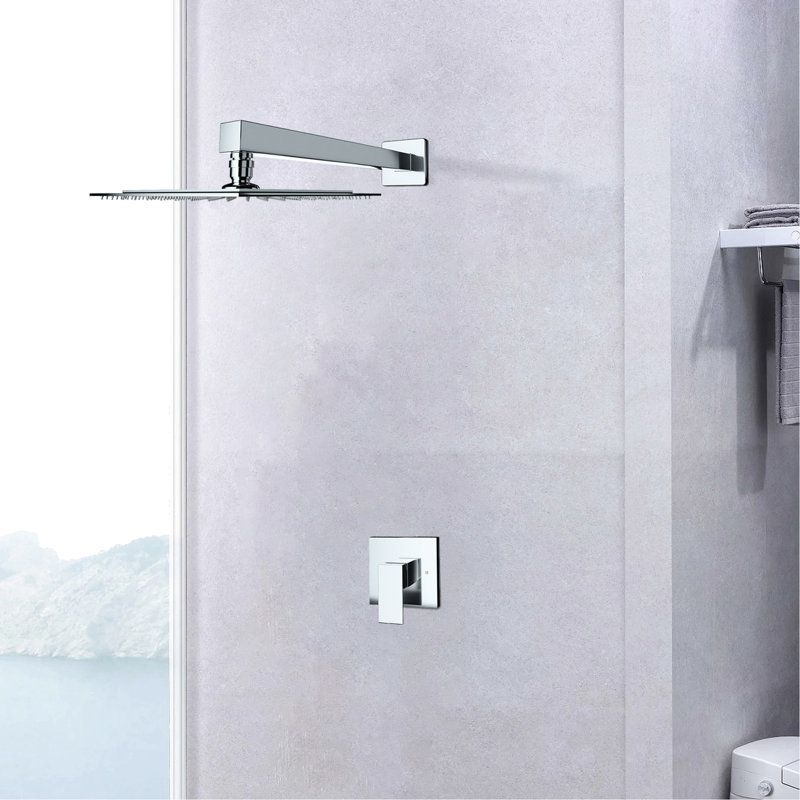 Robinet de douche mural avec soupape fixe - Fabrication en laiton raffiné