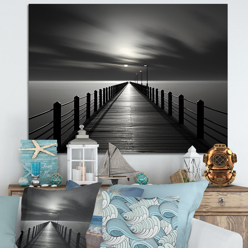 " Bridge To Nowhere Scenery III ", Wrapped Canvas, 12" H x 20" W