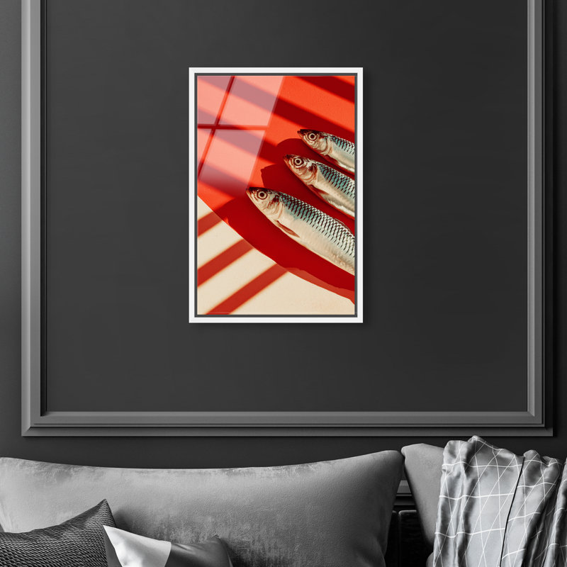 Coast Catch Print by Oliver Gal, 16"H x 11"W, White Floater Frame