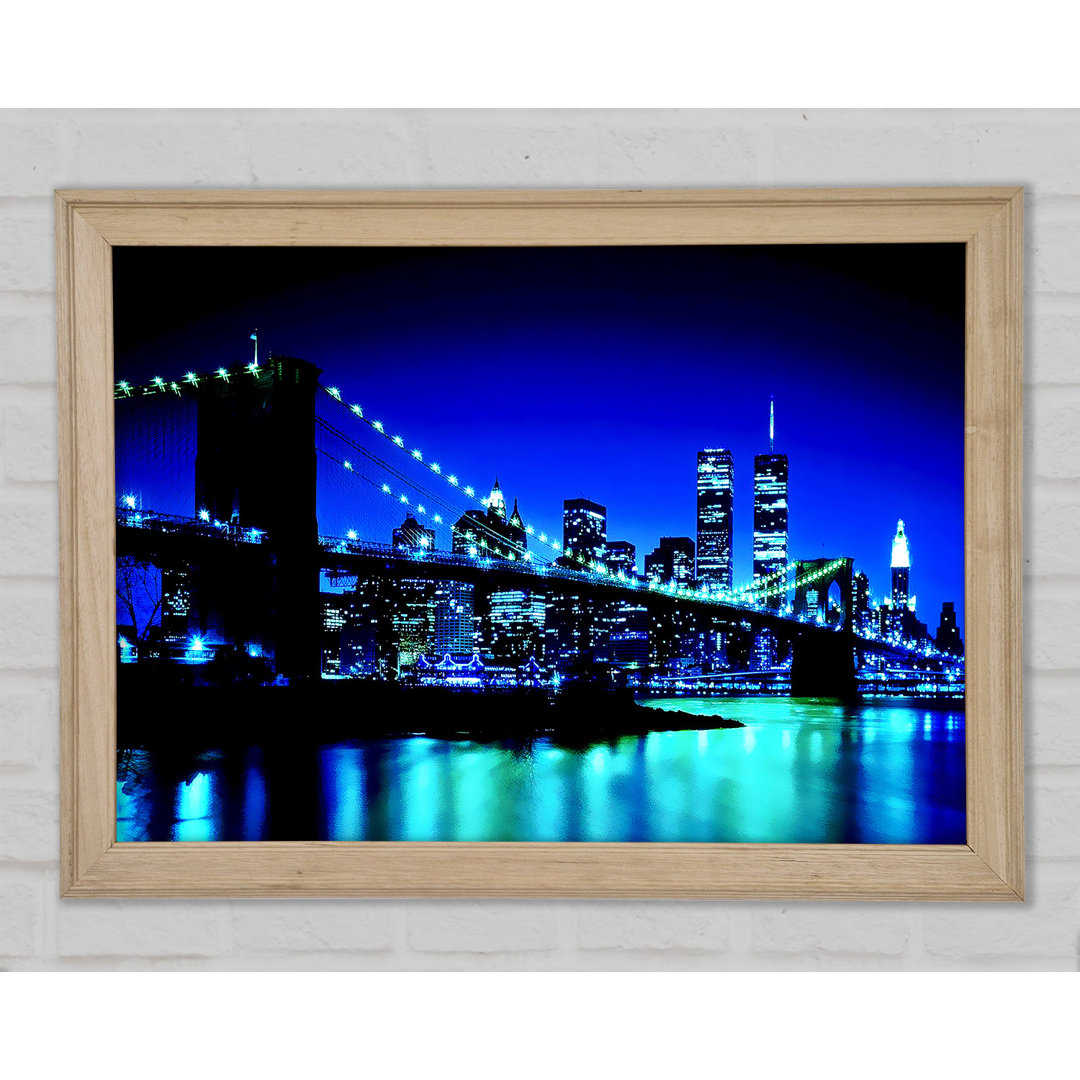 New York City Blue Nights - Druck