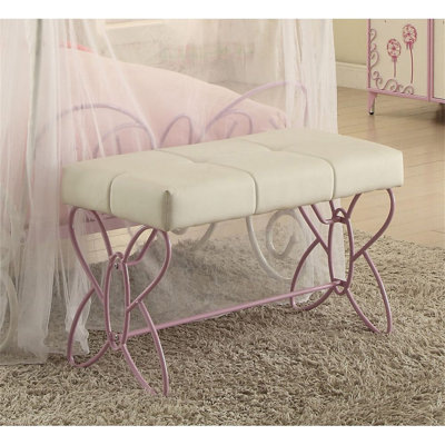 Banc rembourré en similicuir Breffney