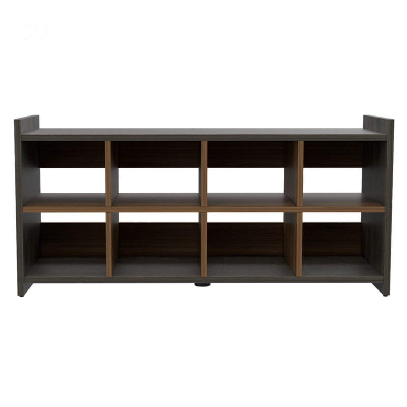 Entryway Stackable Storage Unit With Eight Cubbies, Ideal For Organizing Shoes And Maximizing Space Efficiency