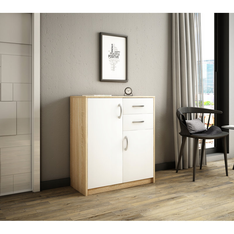 74cm Sideboard, Sonoma/White