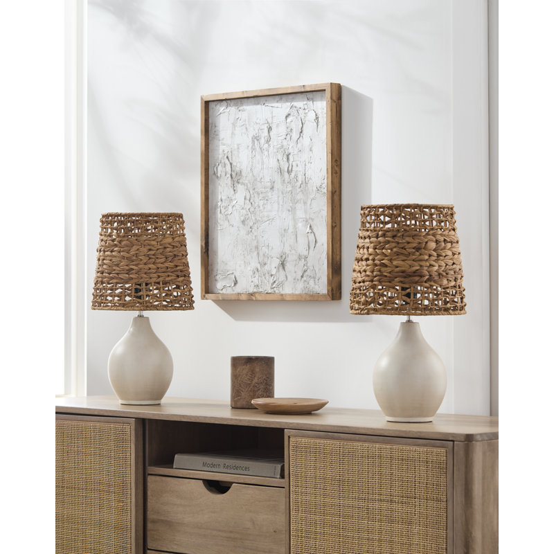 Lampe de table Azmeer, Crème