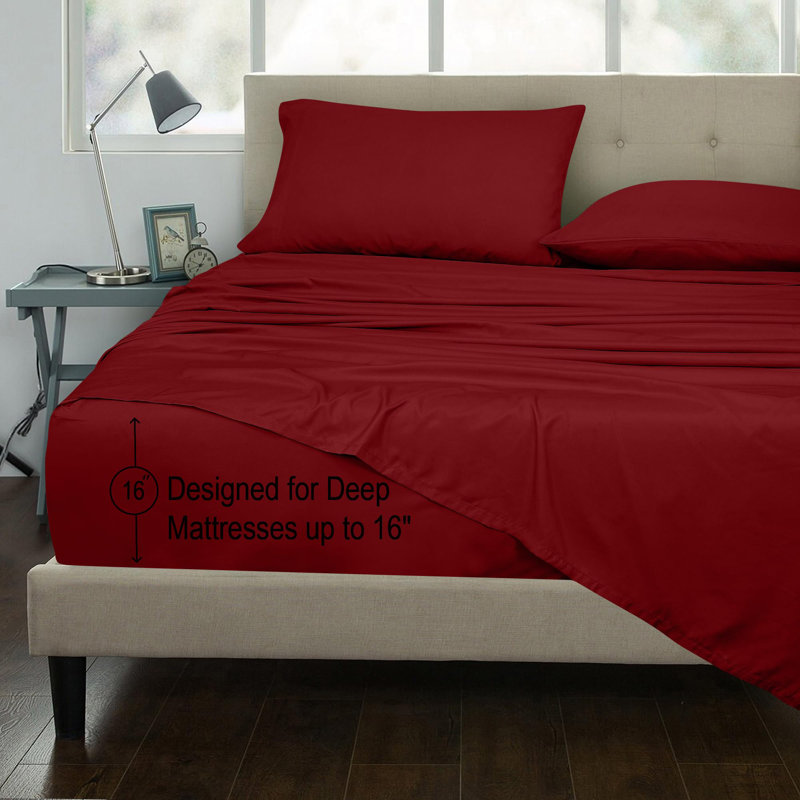 Royale Linens 300 Thread Count 100% Long Staple Combed Cotton Sheet Set - 3 Piece Twin Bed Sheets - 1 Fitted, 1 Flat & Pillow case -Soft Cool & Crisp Sheet Set (Twin, )