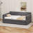 Queen Upholstered Platform Bed With Trundle-2024770511
