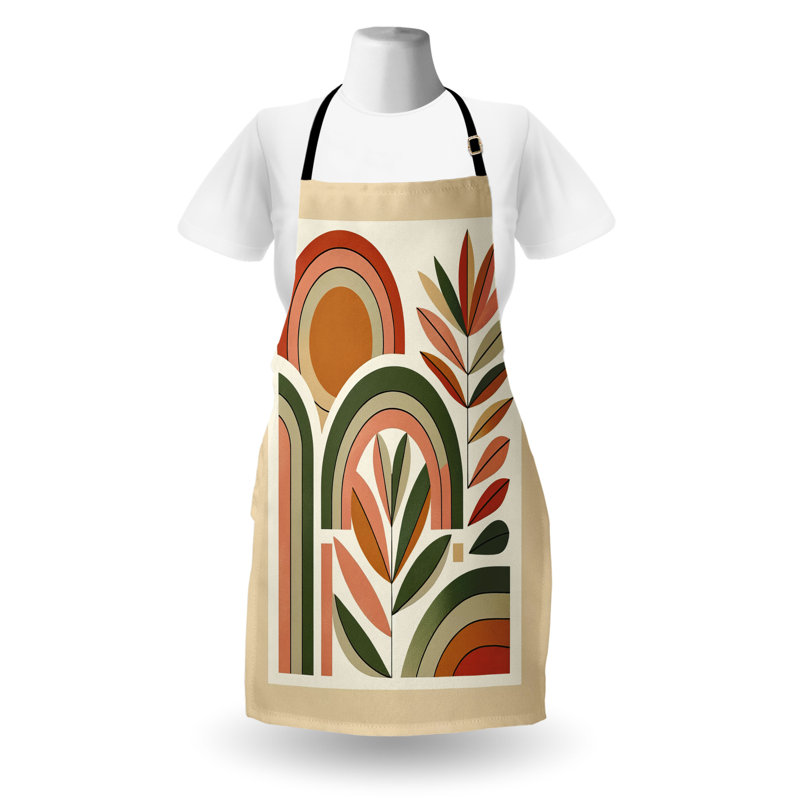 Geometric Bib Apron