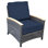 Bella Wicker Teak Outdoor Lounge Chair