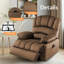 Fauteuil inclinable motorisé à deux moteurs, canapé-lit surdimensionné et télécommande