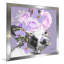 «Flower French Bull Dog (Square)» par By Jodi - impression-1351576182-1351576188