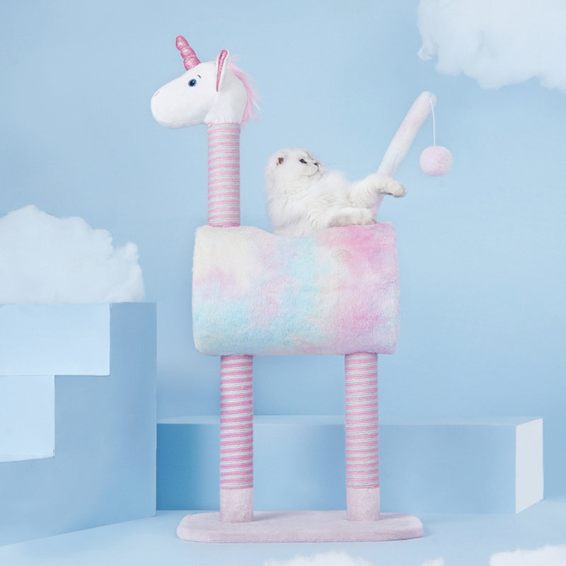 Arbre à chat style licorne Zeze