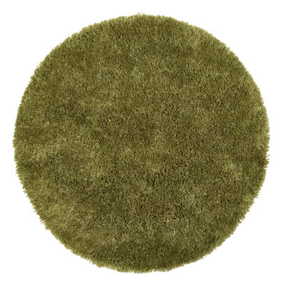 Coopers Olive Green Shaggy Rug