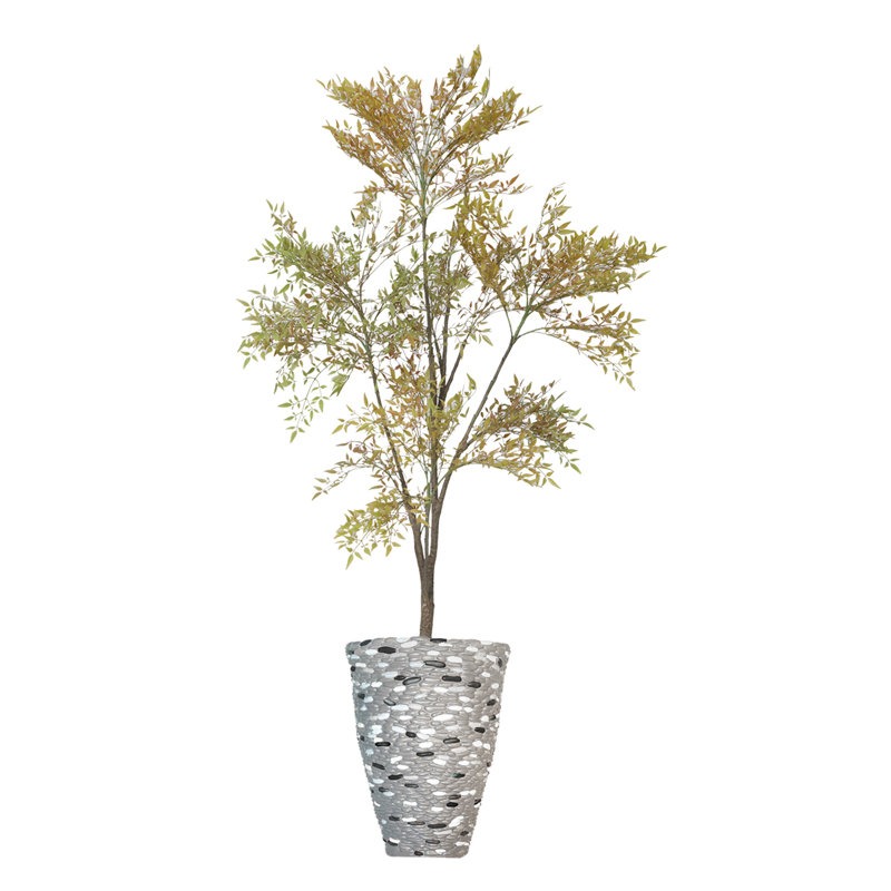 Arbre en bambou artificiel 83 po en pot