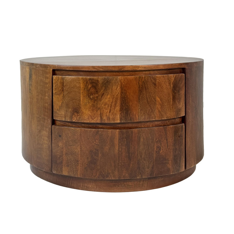 Brettly 2-Drawer Coffee Table, Chestnut