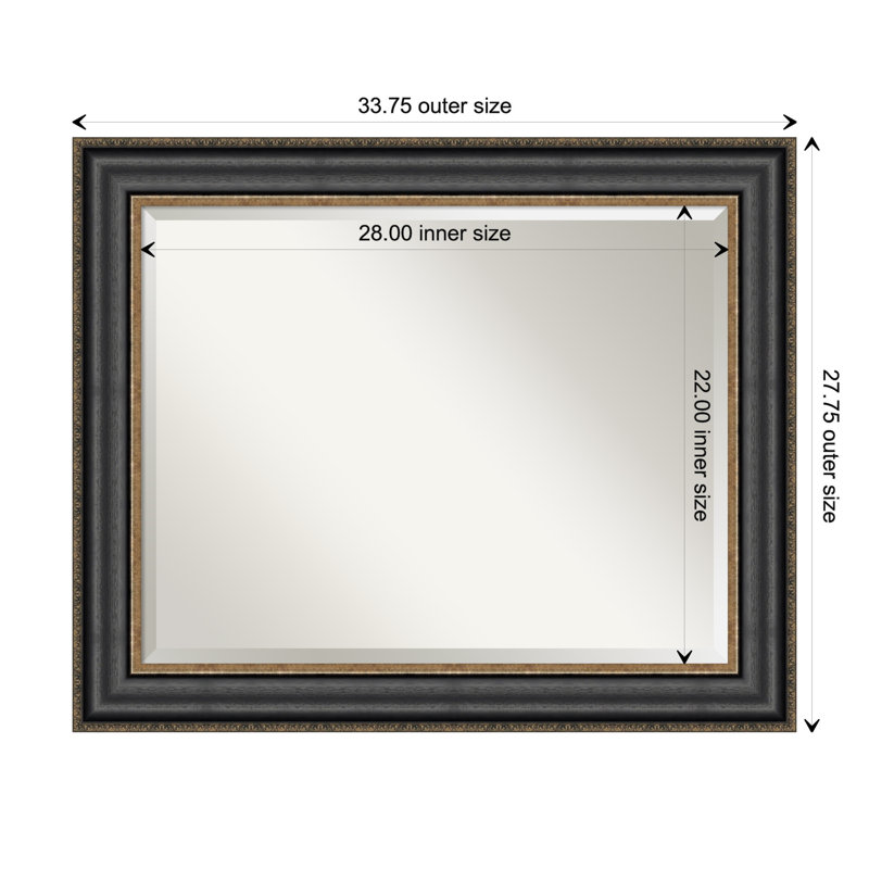 Pappas Flat Mirror, 27.75" x 33.75"