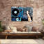 Art mural contemporain abstrait-129474751