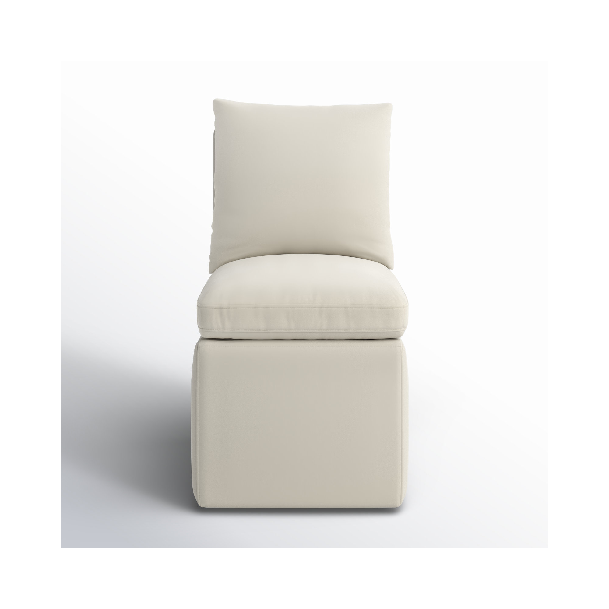 Alayaa Upholstered Side Chair, Bella Beach Performance Velvet