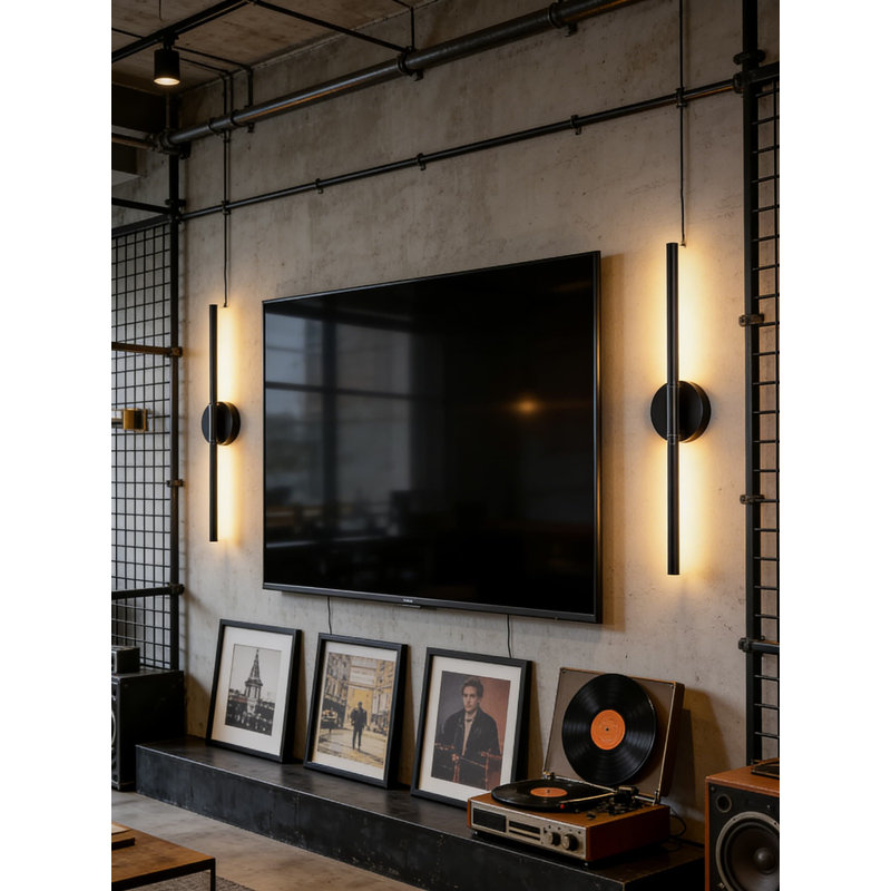 Rechargeable Battery Operated Wall Sconce With Remote And Touch Control, 24-Inch Dimmable LED Wireless Wall Light With 3 Color Temperatures And Timer For Bedroom, Living Room, Or Hallway