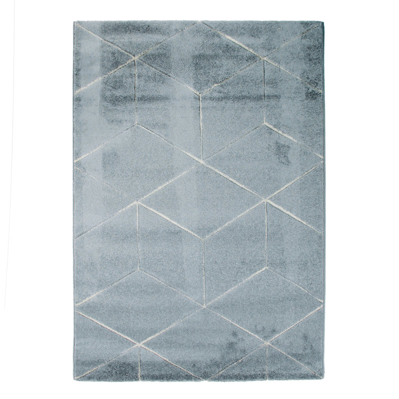 Nishi Geometric Shag Area Rug, Rectangle 160 x 230cm