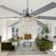 Leisel 65" 6 - Blade Crystal Chandelier Ceiling Fan with Lights and Remote, 6 Speeds Reversible Ceiling Fan