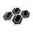 Argos Peak 12" x 14" Hexagon Marble Mosaic Wall and Floor Tile-113665184