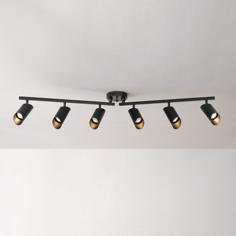 46'' 6 -Light Fixed Track Track Kit with Dimmable and Adjustable Head