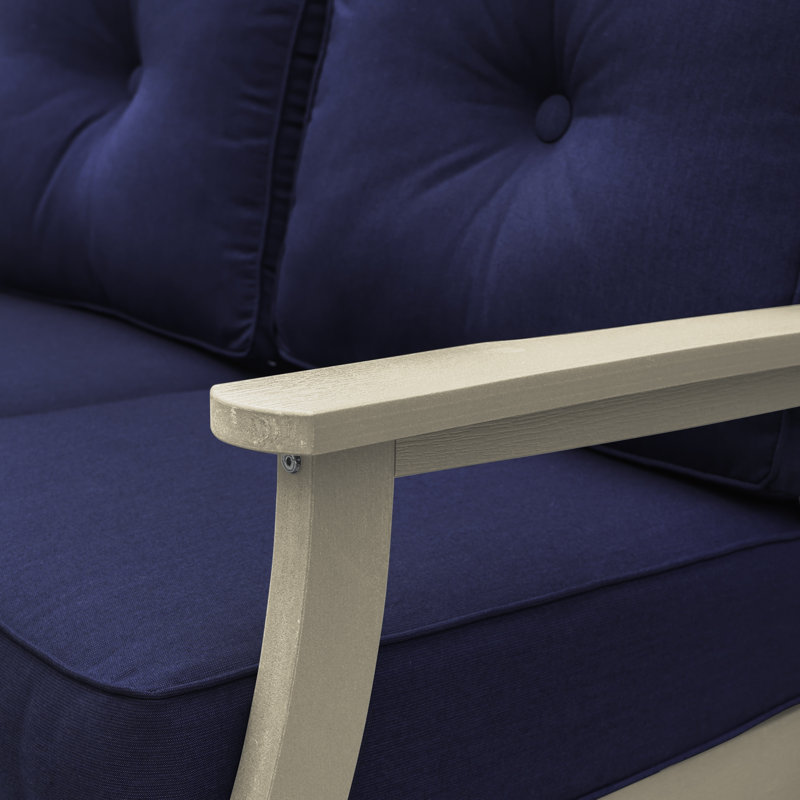 Anifer Lehigh Deep Seating Loveseat, Spectrum Indigo 