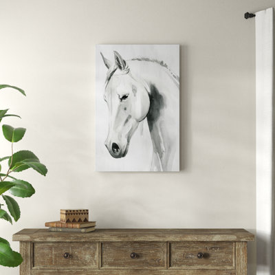 «Horse Whisper I», peinture sur toile