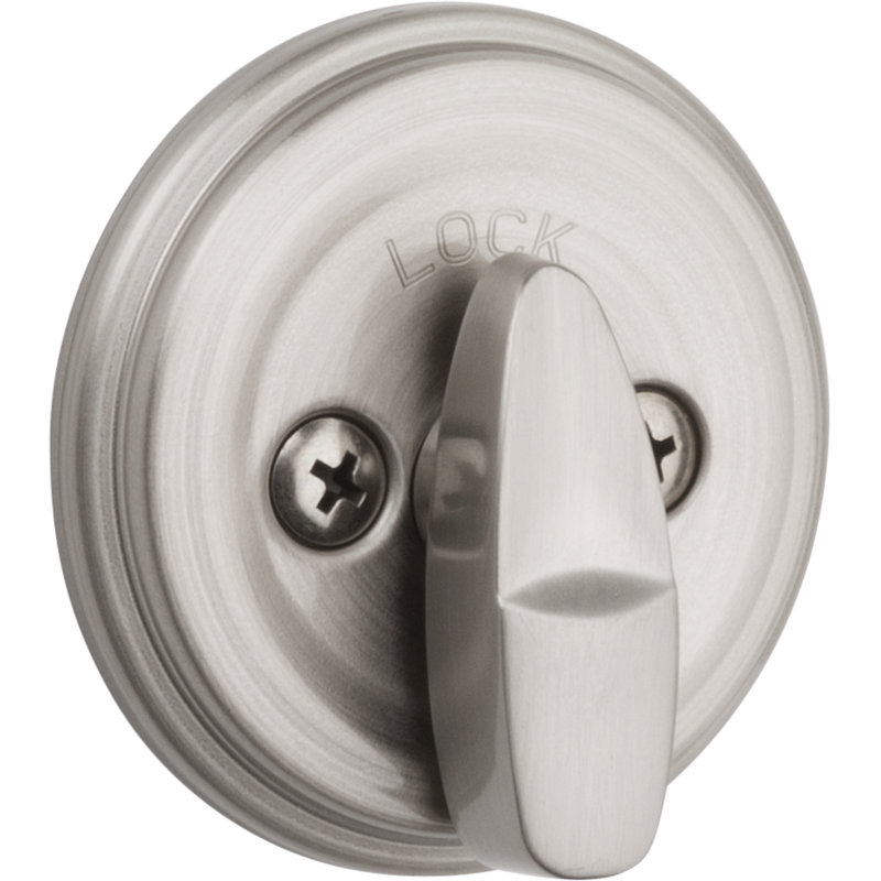Single Cylinder Deadbolt, Satin Nickel