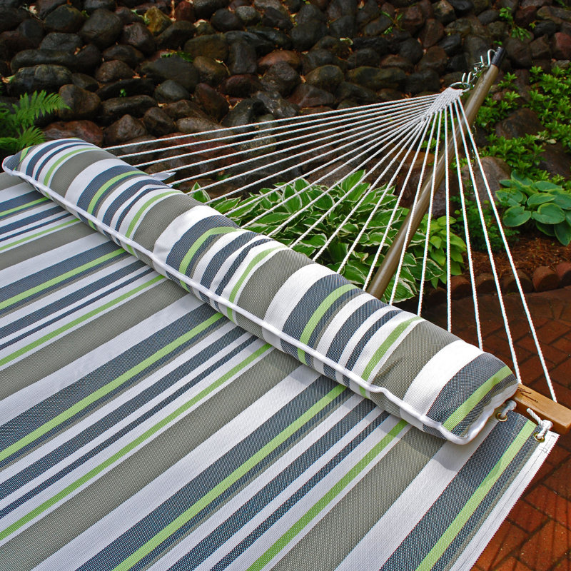 Hamac double Kylah, Vert / gris