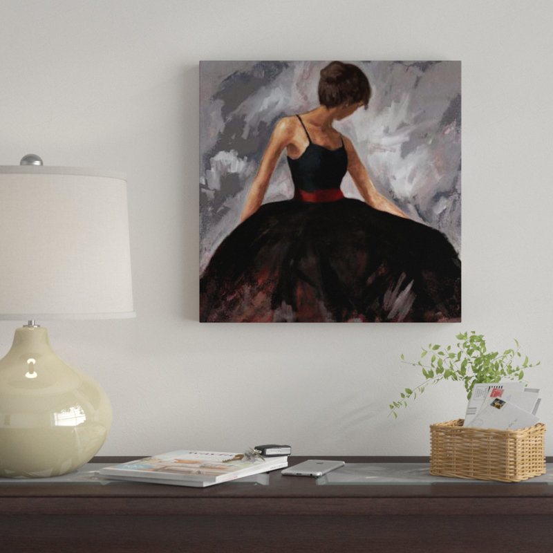 « soirée out », impression sur toile, H 12 po x l 12 po x P 1,5 po, Pas de tapis, Toile tendue