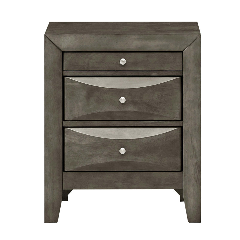 Table de chevet élégante, Gris