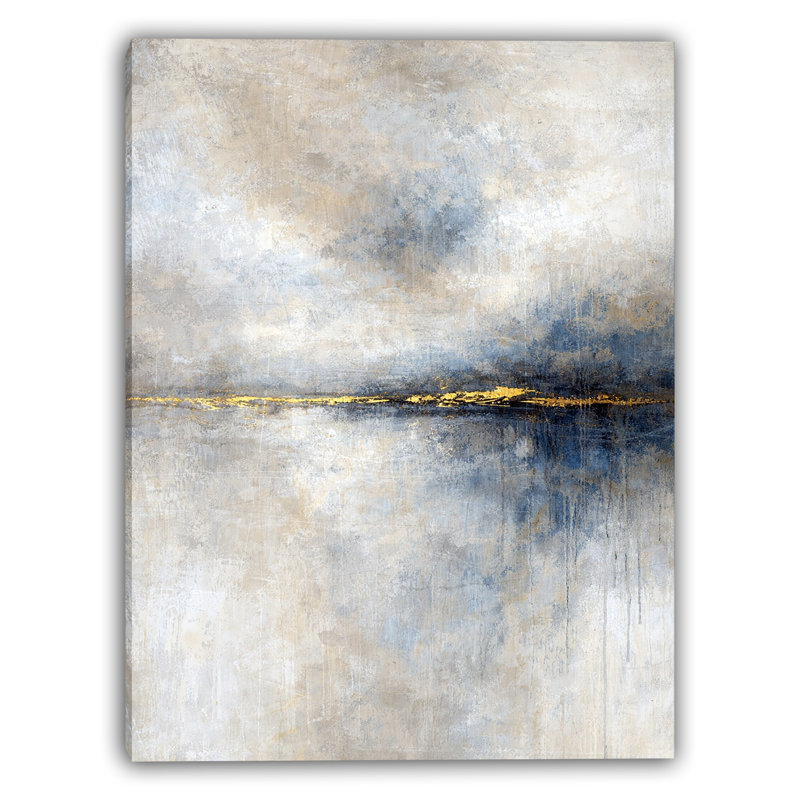 Art mural sur toile Shoreline Gleam, L 30 po x H 40 po x P 1,5 po