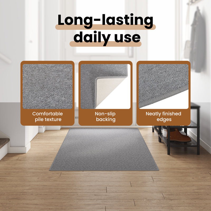 Solid Colour Standard Area Rug, Runner 100 x 300 cm