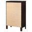 Commode 5 tiroirs Payton avec finition cappuccino riche et rangement spacieux pour les intérieurs modernes