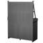 Banc de jardin, poste de travail avec tablette de rangement, tiroir et armoire-362136536