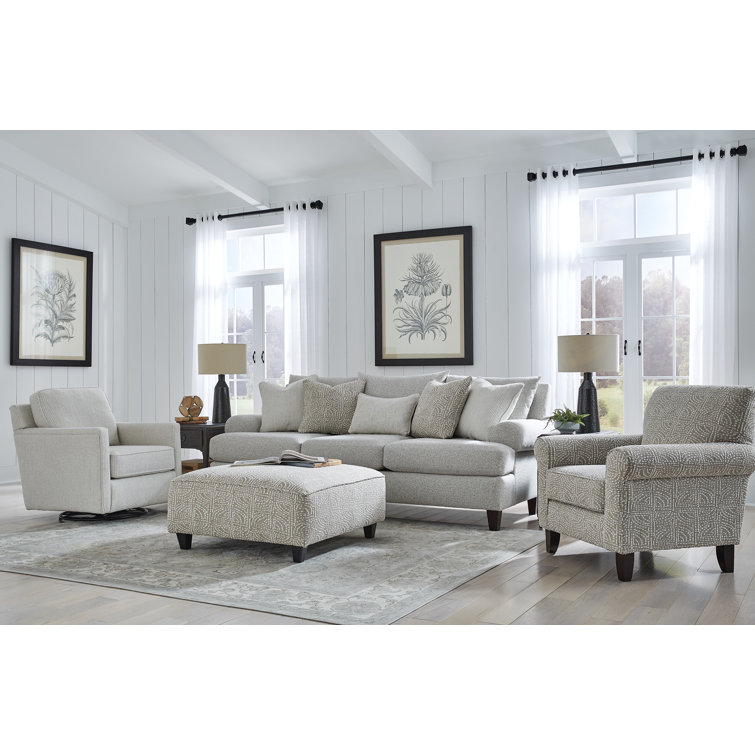 Hand Tufted Back and Arms Upholstered Two Seat Cushion Sofa with Nailh –  The Well Appointed House