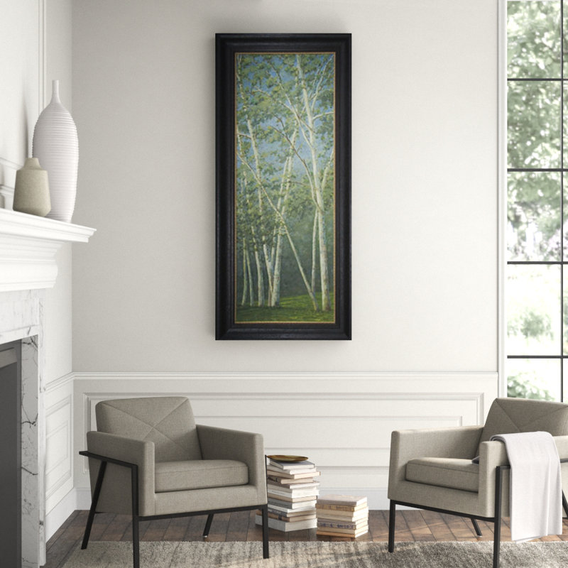 Brich On A Blue Day II Print