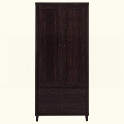 Armoire d'appoint haute 2 tiroirs avec 2 portes