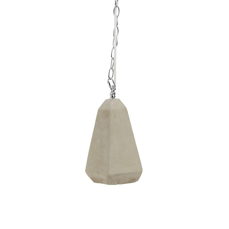 Henretty 1 - Light Satin Nickel Pendant