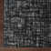 Machine Washable Frances Gray/Black Rug