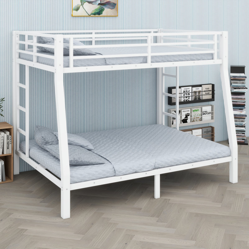Heavy-Duty Bunk Bed Featuring Silent Operation And Efficient Space Use For Teens & Adults