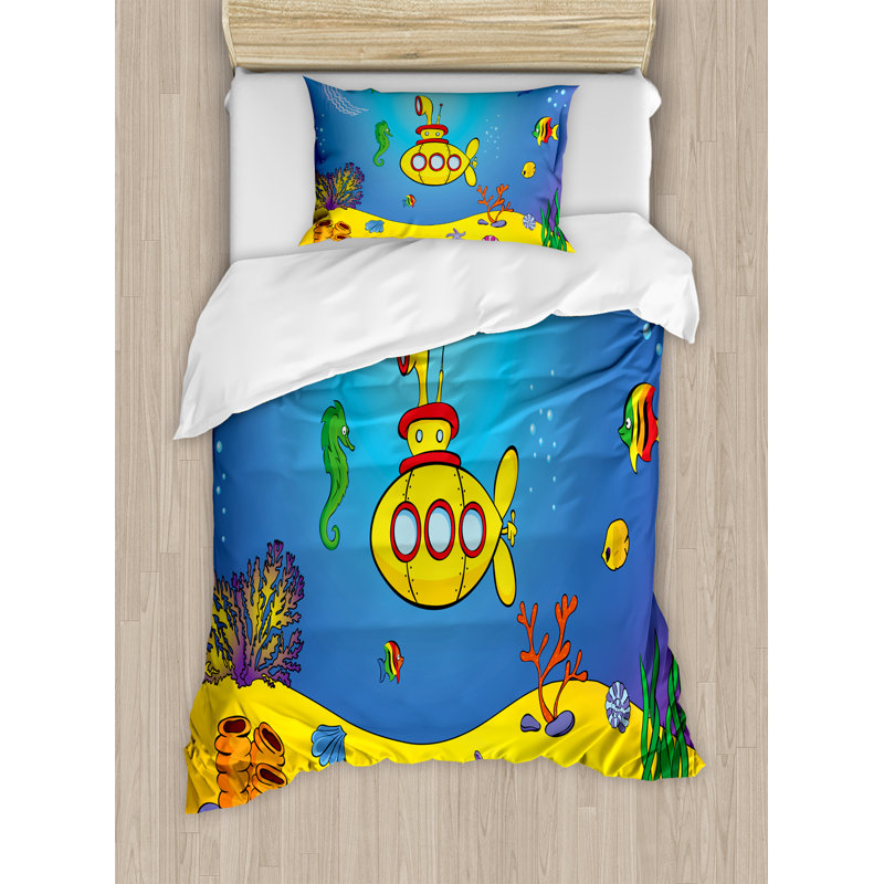 Ensemble de housse de couette sous-marin, Simple