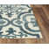 Tapis ivoire / vert touffeté à la main à motif géométrique
